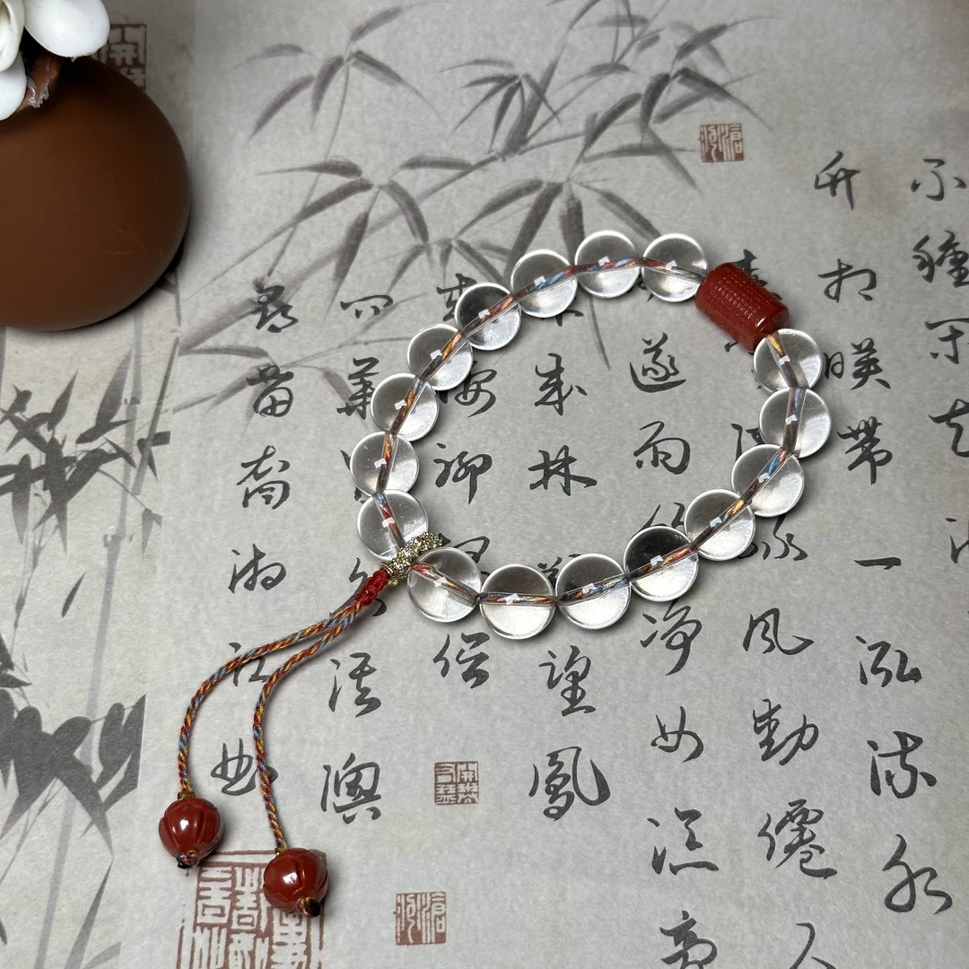 天然辰砂盛京珠宝朱砂手串