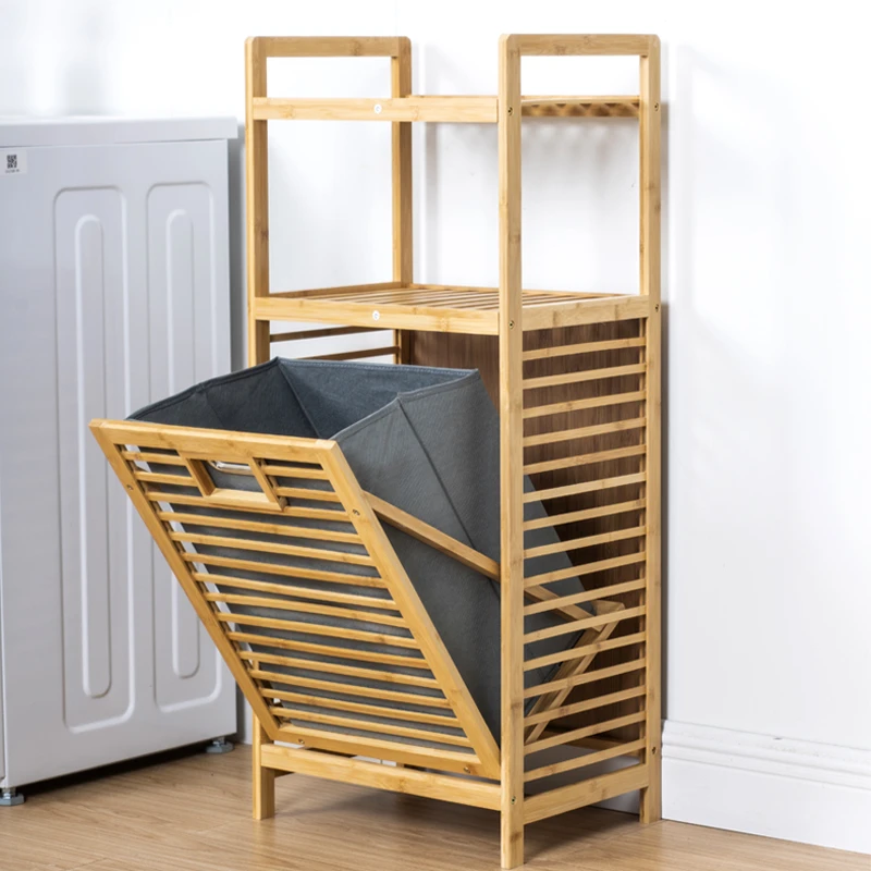 竹角落脏衣篮家用卫生间浴室脏衣篮子置物架洗衣桶收纳筐脏衣衣篓