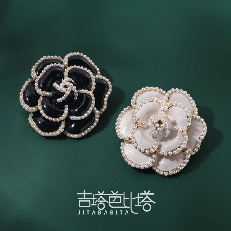 吉塔芭比塔 合金胸针 时尚百搭简约配饰优雅 山茶花胸针  JT-81