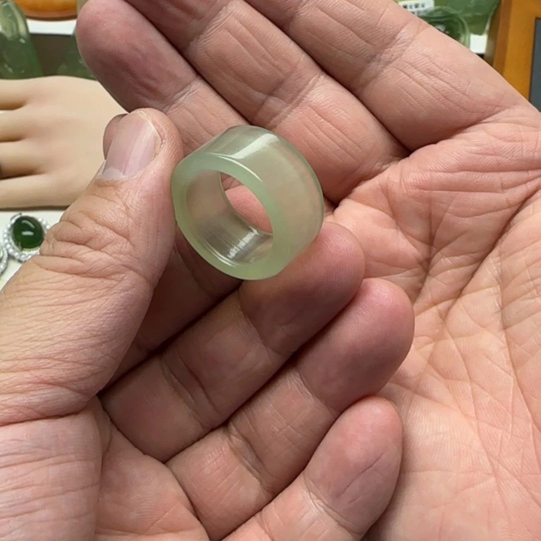 【闪购商品】岫玉戒指未镶嵌忘***律