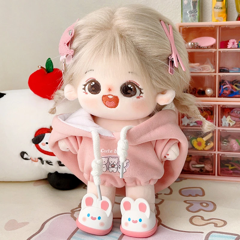 棉花娃娃20cm现货女娃带衣服便宜公仔有骨架可爱展示送女孩子礼物