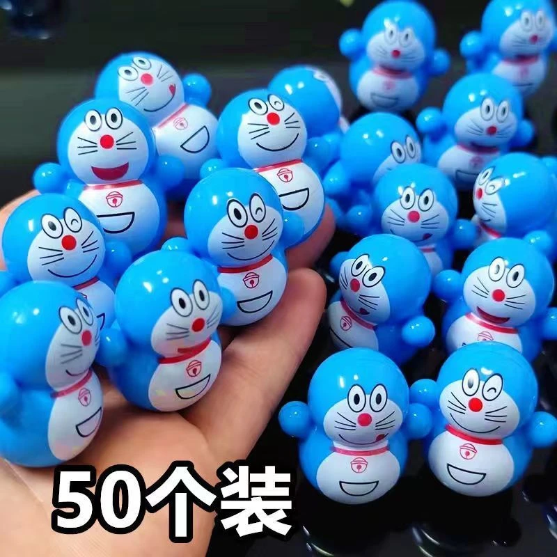 迷你蓝胖子解压益智玩具呆萌玩具热销摆件玩具批发爆款不倒翁玩具