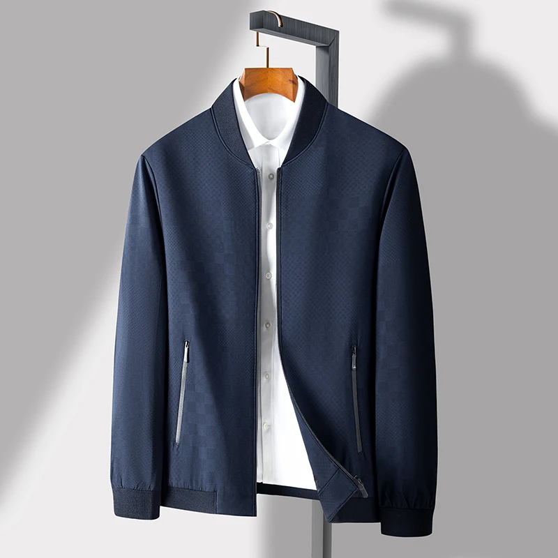 中年中老年男装夹克50-60-70岁爸爸装春秋装外套