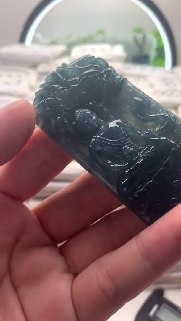 【闪购商品】翡翠颈饰未镶嵌阿弥陀佛
