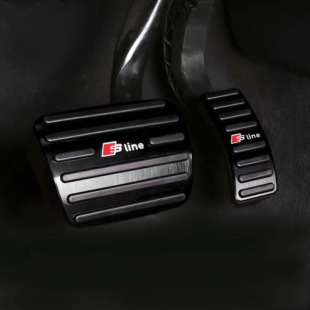 适用于奥迪A4LA6LQ3Q5Q7A5LA8L油门刹车休息板踏板脚垫防滑套汽车