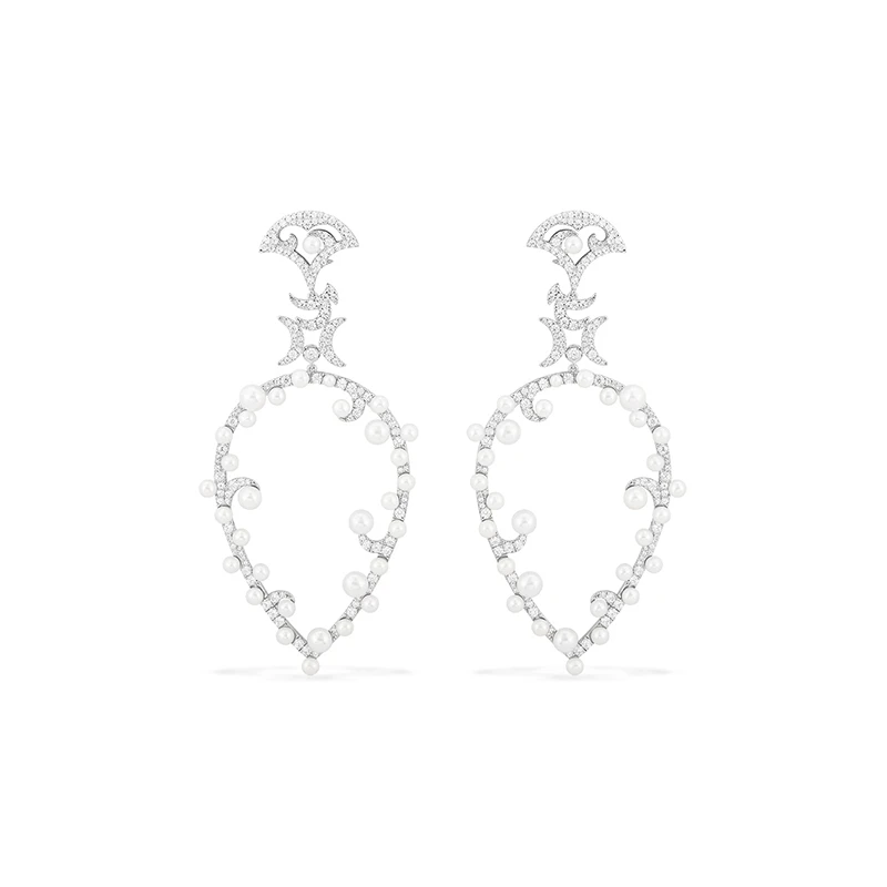 APM Monaco 925银合成锆石耳饰 梨形耳环饰AE12650XPL