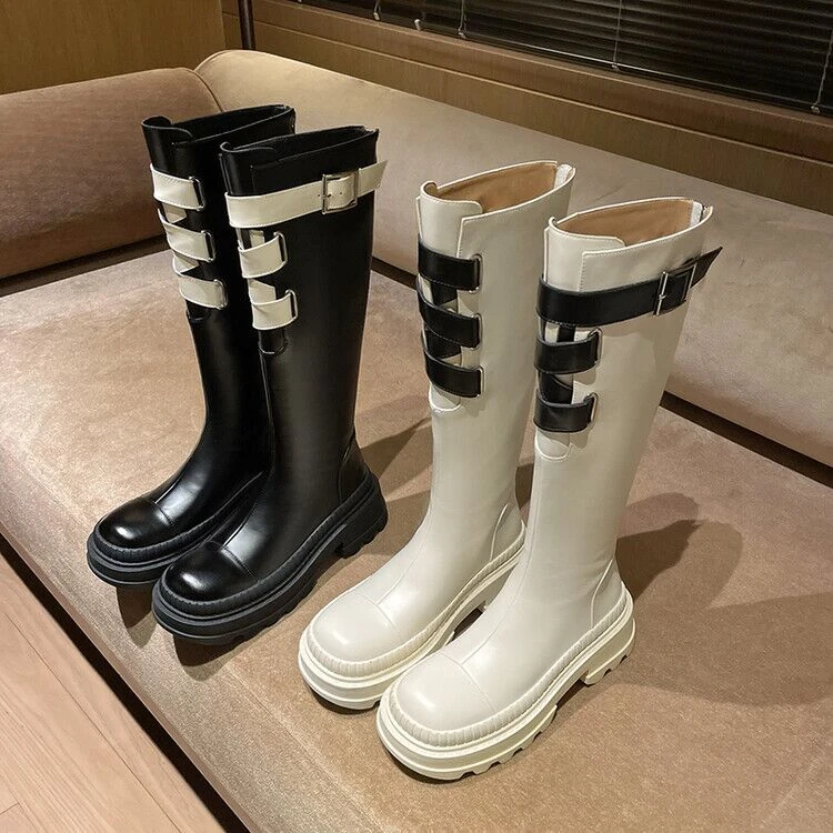 YDD/清仓/时尚百搭厚底长靴/6282