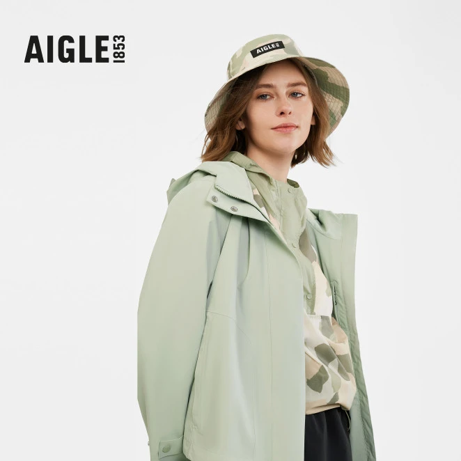 【3月春上新】AIGLE艾高早春MTD防风防雨透汽夹克冲锋衣女款AW75