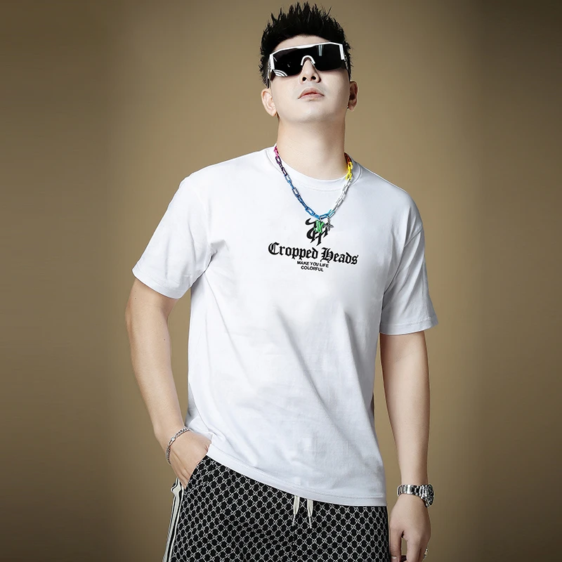 欧货2025年高端品牌短袖T恤男士重磅夏季男上衣半袖体恤男装