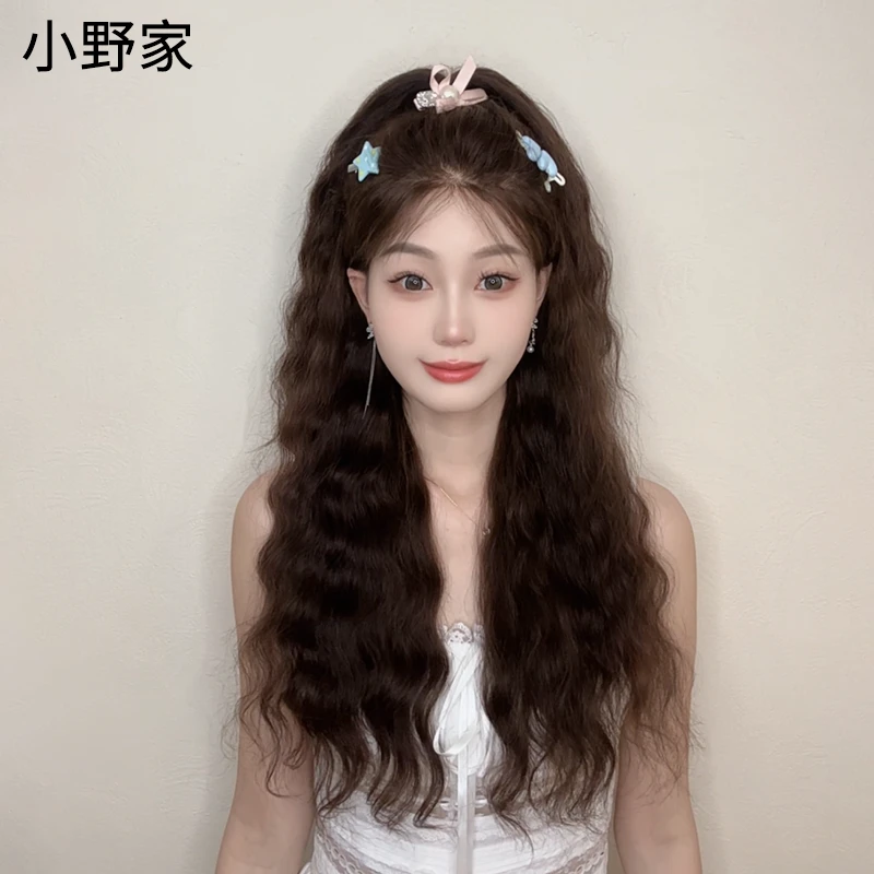 【美拉德羊毛卷】女自然蓬松全真发头套假发法式复古港风小卷长卷发