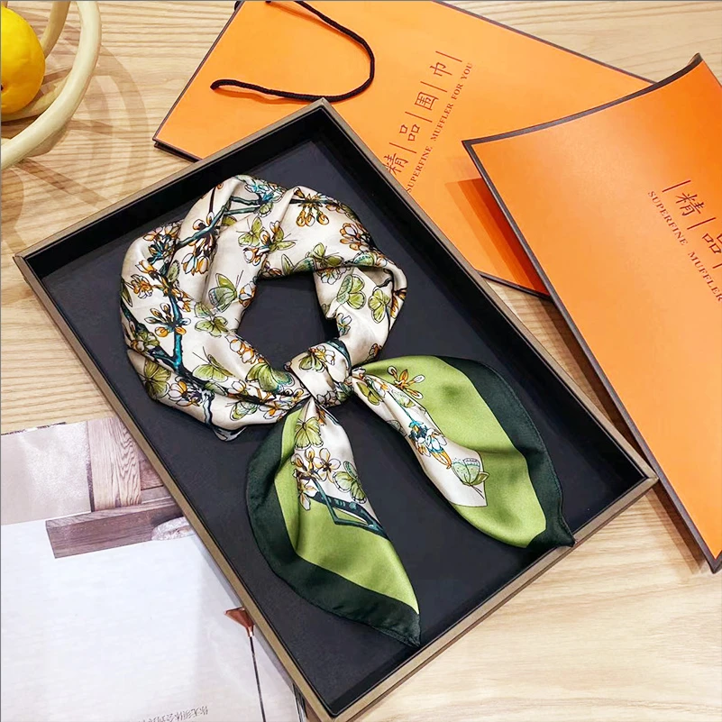 优雅时尚70cm韩版小方巾百搭送礼自用好物推荐