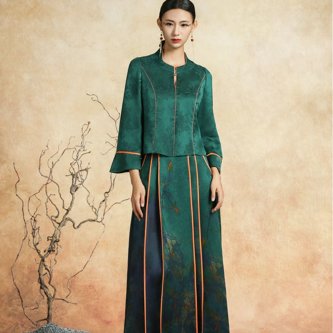 【套装】至此鲜花赠自己上衣+纵马踏花向自由半裙