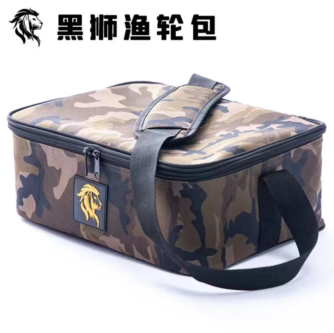 黑狮渔轮收纳包黑色帆布材质尺寸