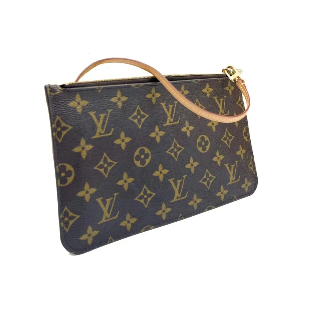 95新 LouisVuitton/路易威登 NF子袋/斜挎腋下包/经典/老花包