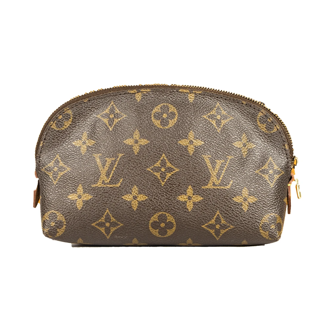 99新 LouisVuitton/路易威登 LV 贝壳化妆包经典老花/z