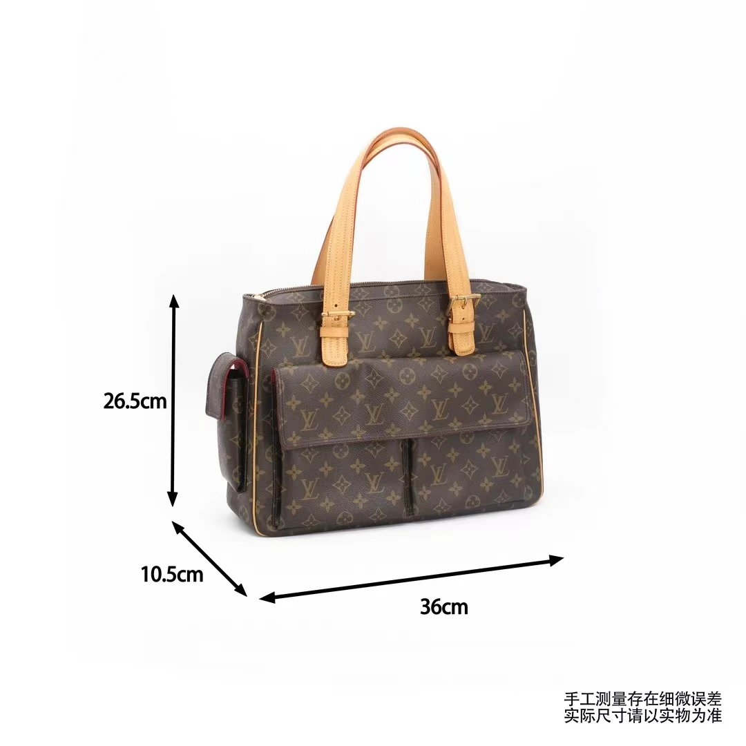 95新 LouisVuitton/路易威登 骆驼包（大/单肩包/公文包/经典/换新