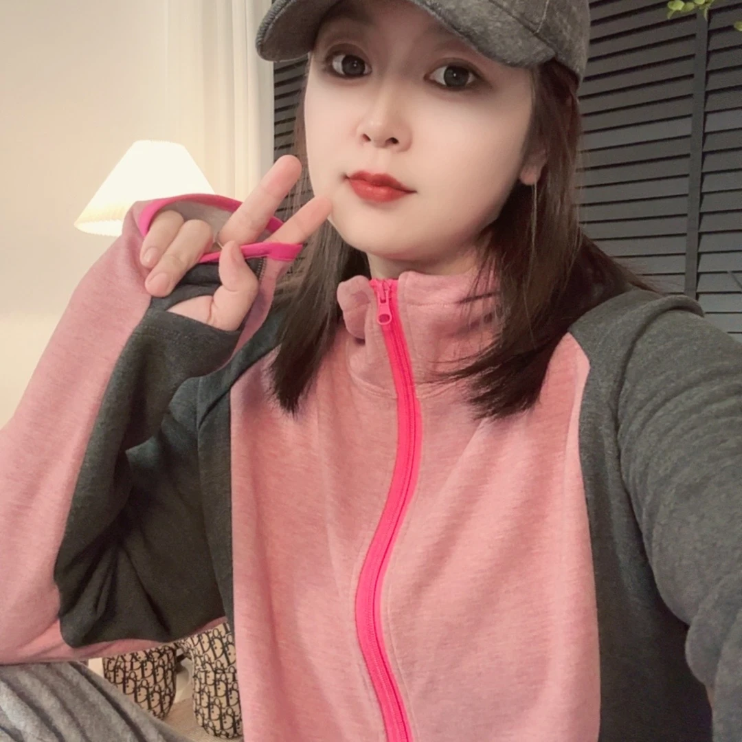 越林外贸-【设计师拼色】2024冬季百搭高级拼色韩版时尚外套1411