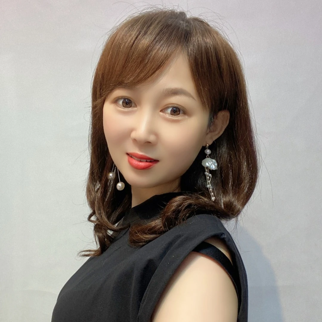 手工定制真发女士假发套全递针大头顶波浪中长发