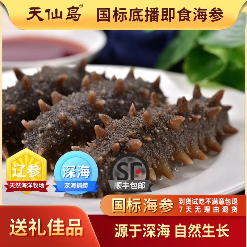 正宗底播大连海参，500g/袋  8-12头  开袋即食 品质保障