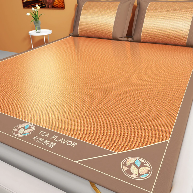 天然纯藤席凉席夏天高端空调冰丝席家用夏季可折叠草席