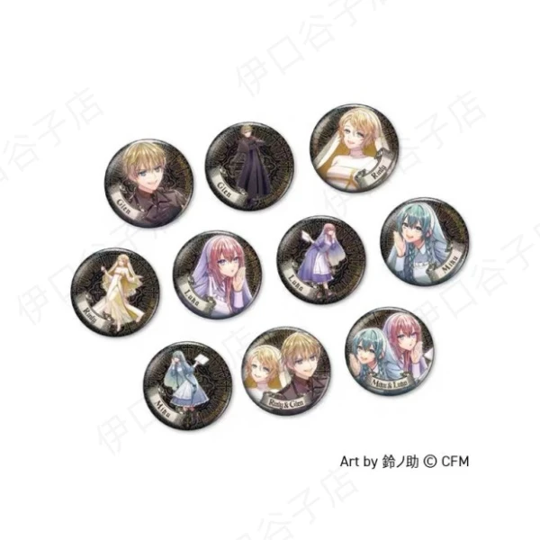 初音未来 红茶会 限定铃之助联动吧唧徽章（默认直播间盲盒代拆)