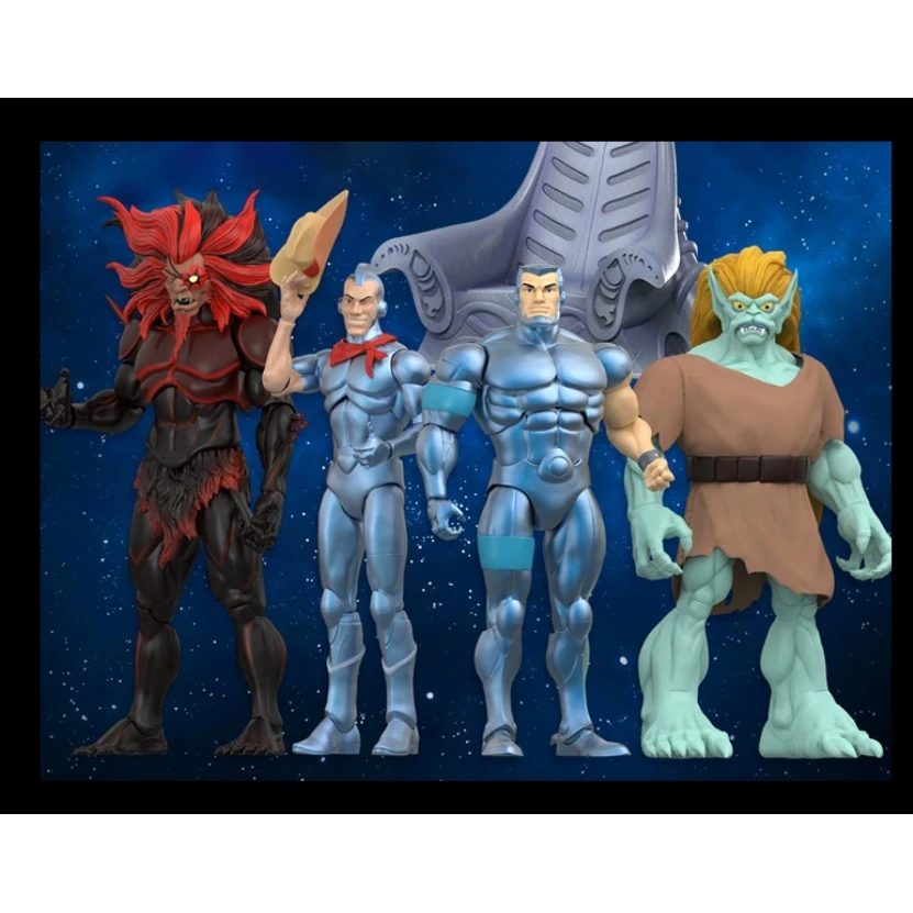 现货 Super7 银鹰战士2波 钢铁意志 星球魔 风槌 蓝眼镜 7寸 人偶