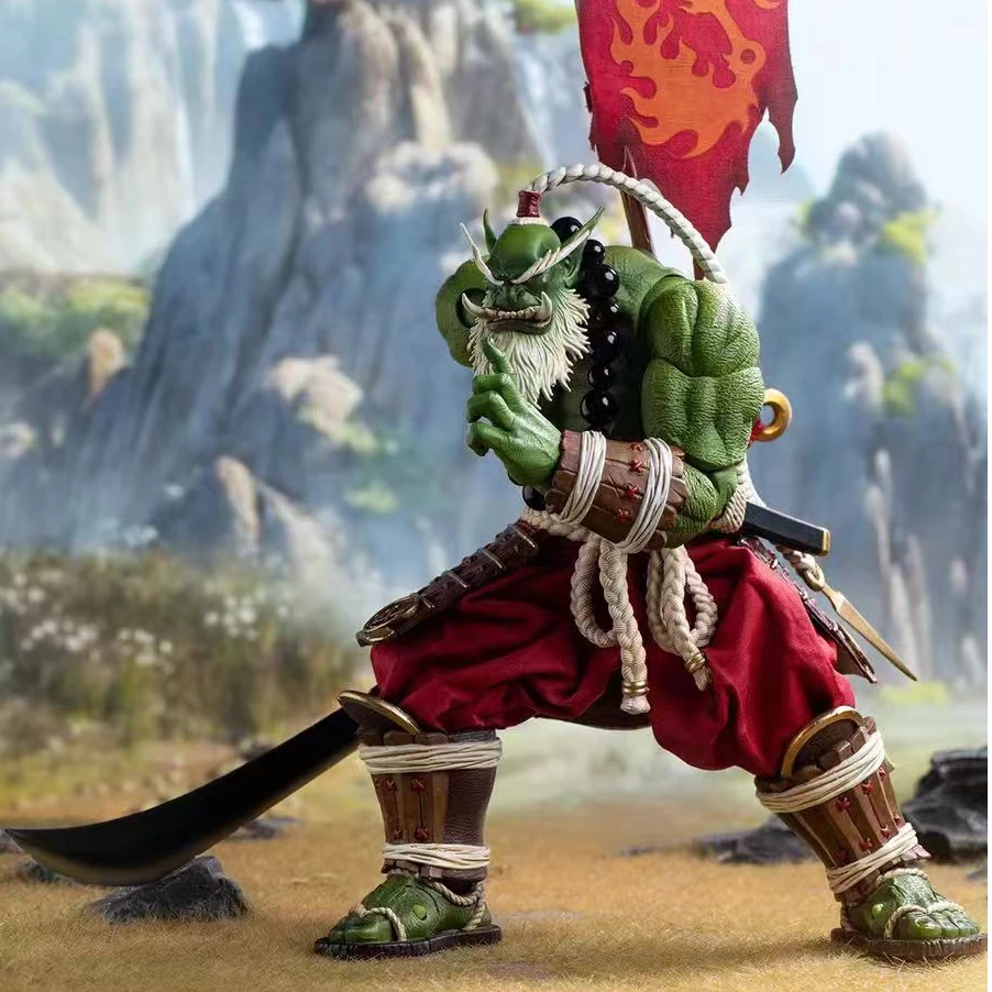 现货 Hero toys 1/12 剑圣 兽人剑士 萨姆罗 可动人偶