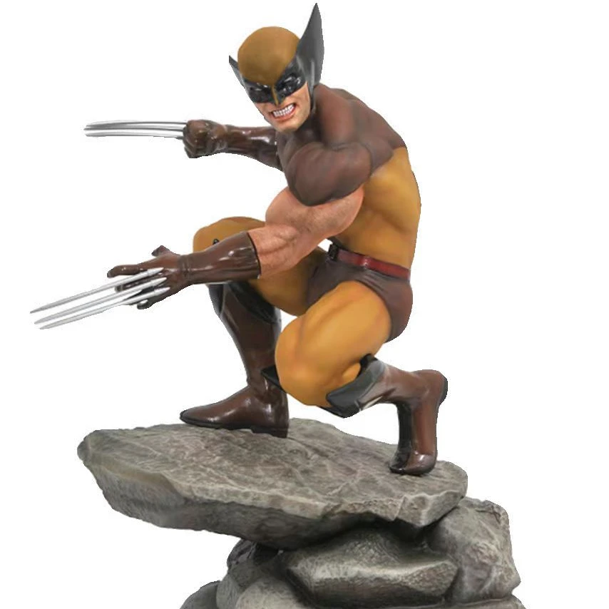 现货 DST漫威美术馆系列 蹲姿金刚狼 死侍 9寸 小雕像 摆件 景品