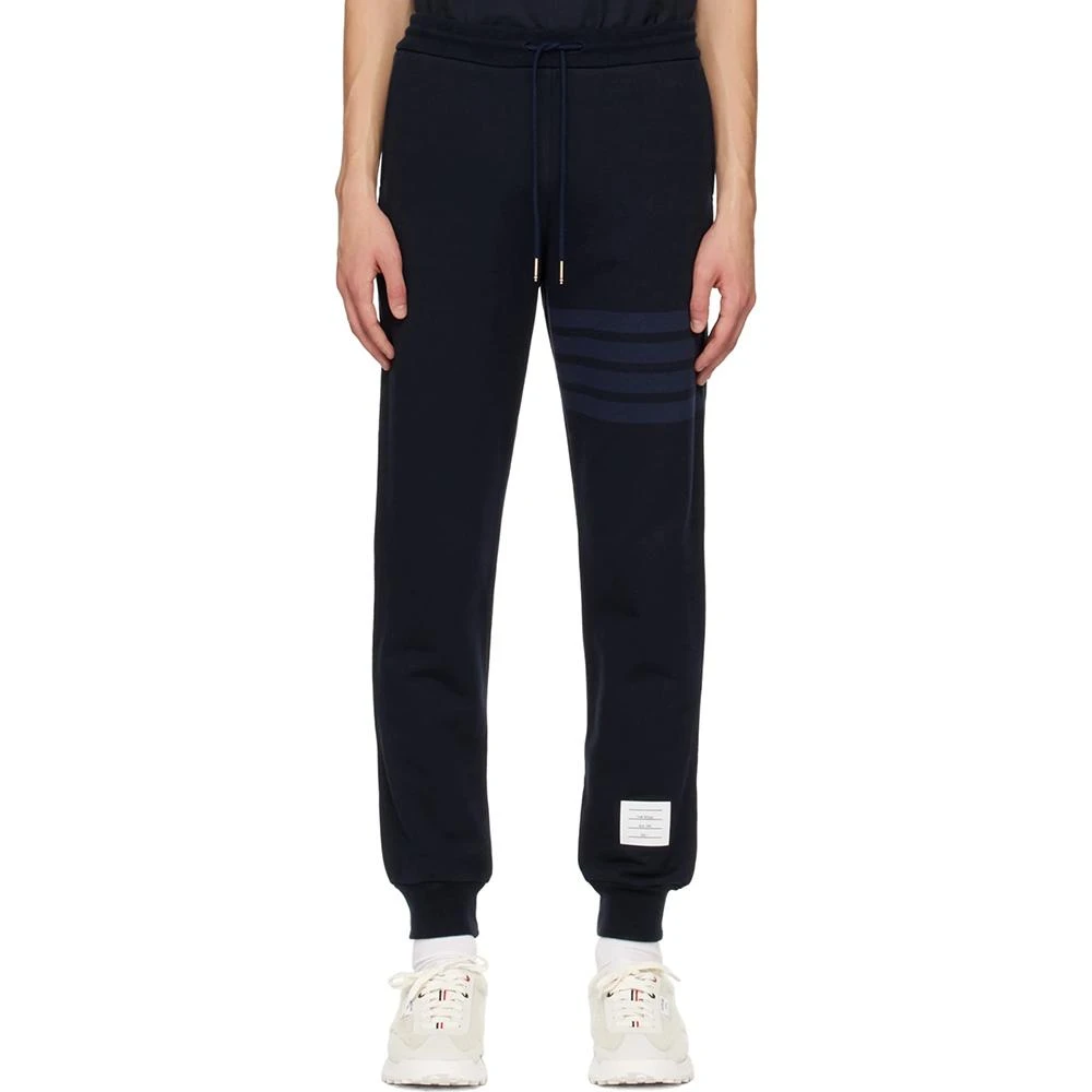 THOMBROWNE弹力透气直筒长裤针织青春舒适流行休闲裤MJQ008A男子