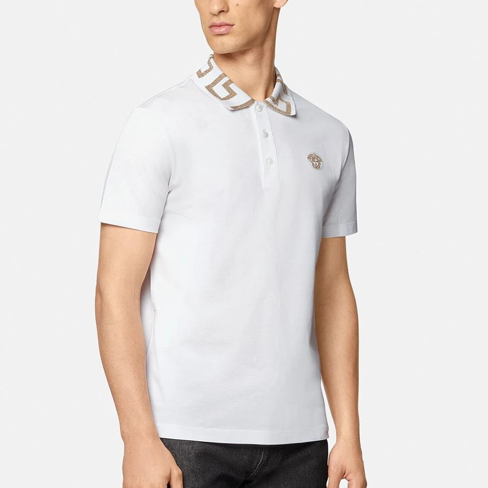 VERSACE/范思哲短袖运动男子休闲翻领夏季男士时尚POLO衫A87402