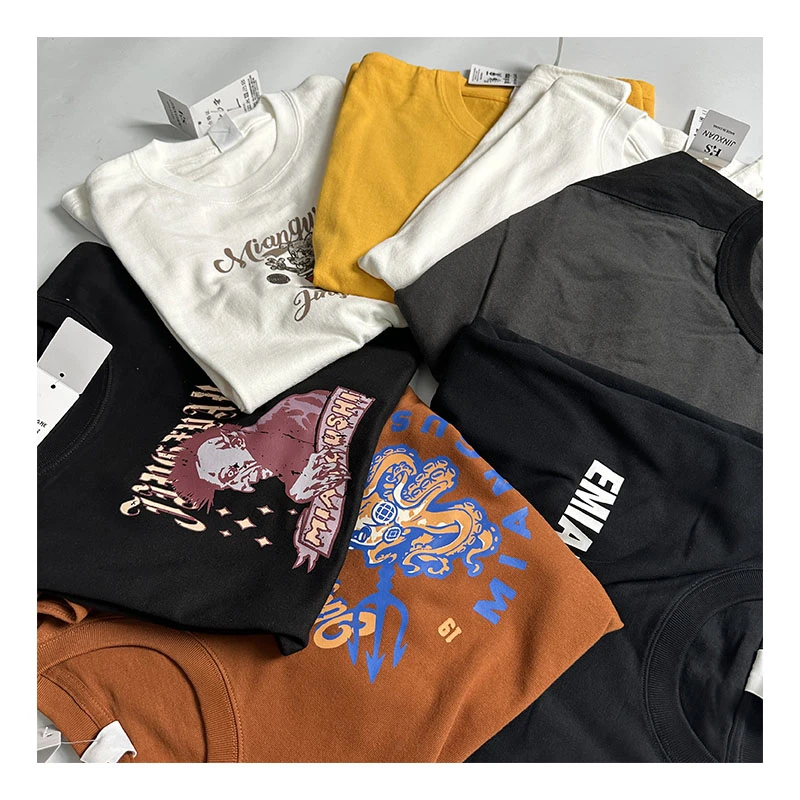 样板重磅百搭男女情侣T恤宽松夏季简约休闲小清新短袖