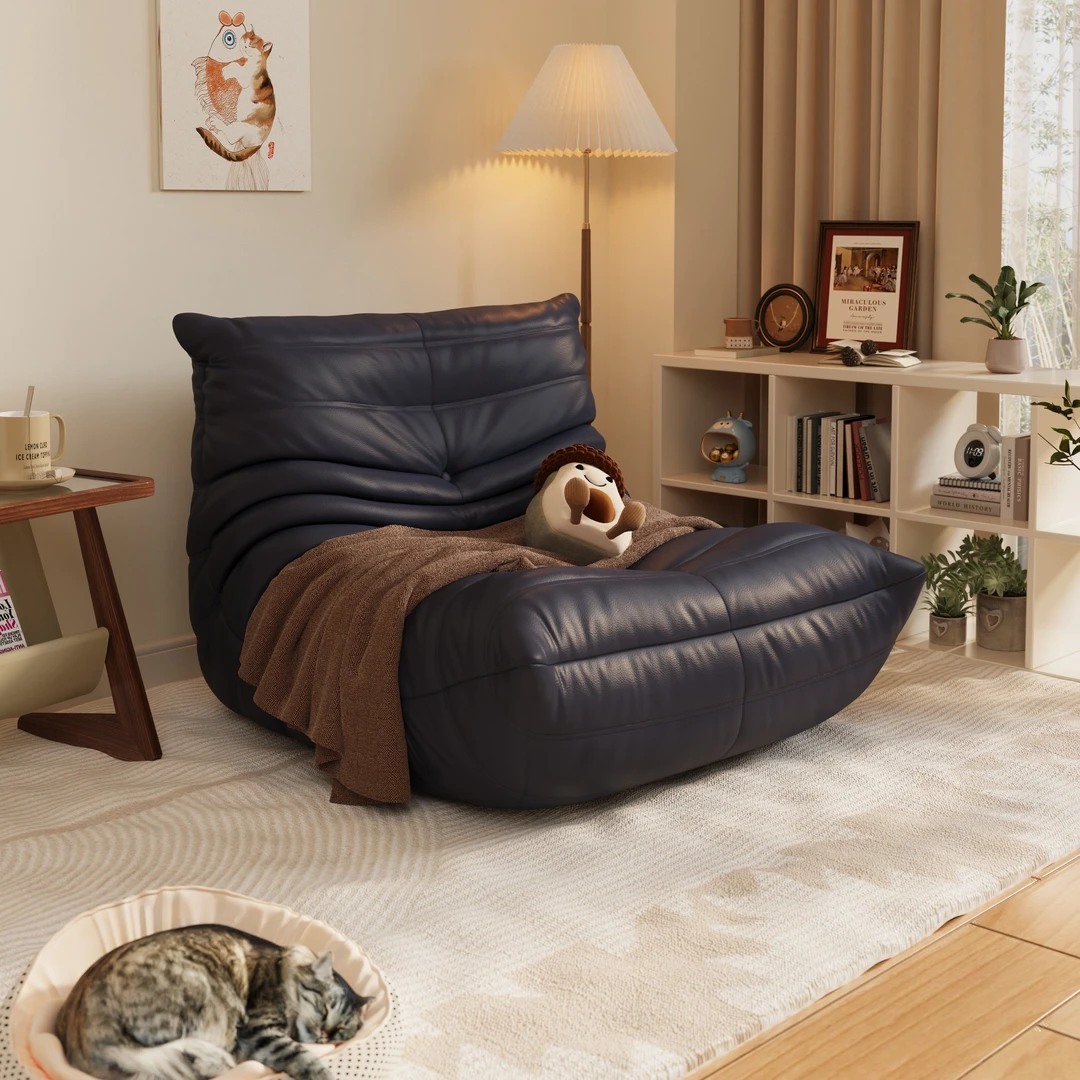 毛毛虫懒人沙发客厅可睡可躺阳台卧室单人沙发网红休闲椅