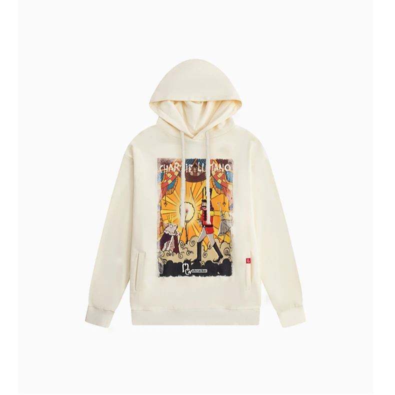 Charlie LucianoX 胡桃夹子联名插画帽衫设计感潮牌男女连帽卫衣