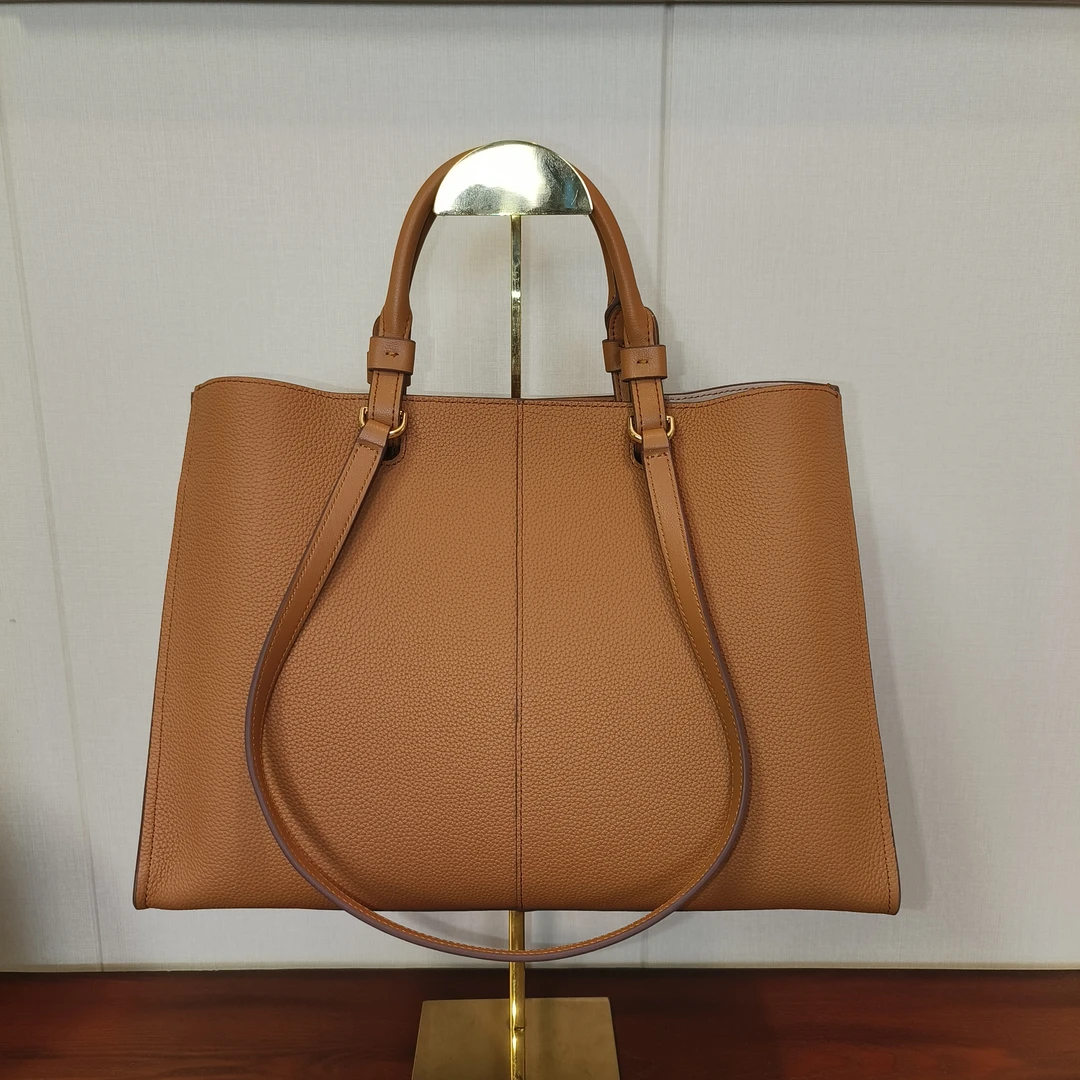 时尚手提75V01棕色轻奢单肩女包