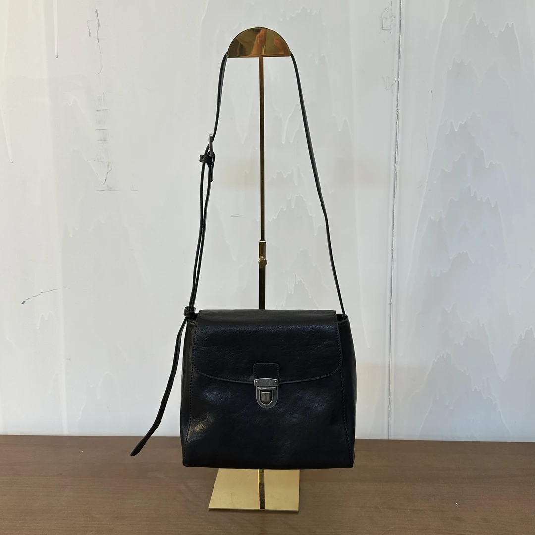 时尚斜挎1V108黑色轻奢单肩腋下包斜挎女包