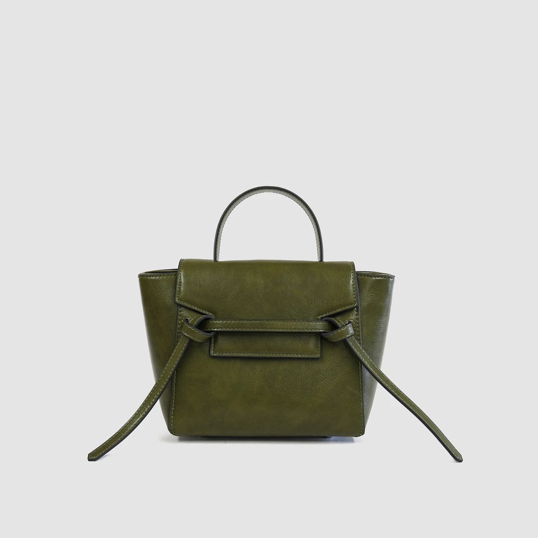 时尚单肩经典女包百搭轻奢斜挎包包7446橄榄绿