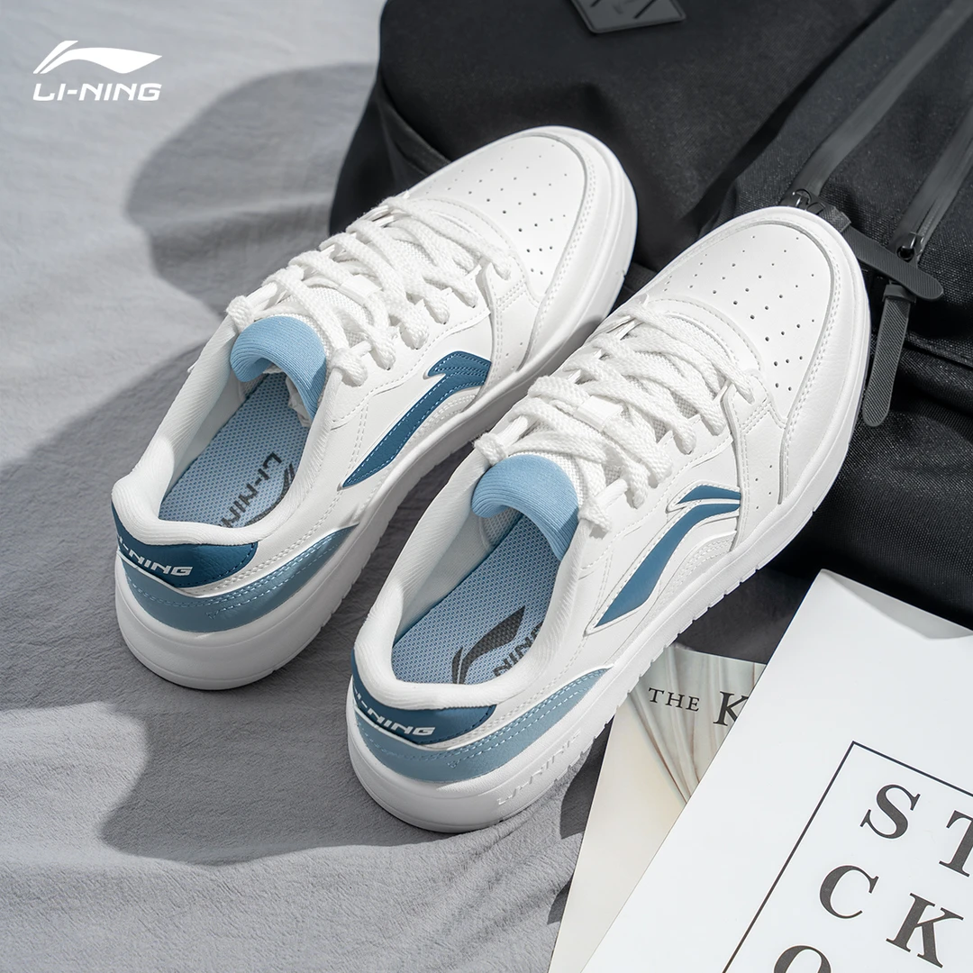 李宁板鞋男鞋新款元宝秋冬低帮经典透气学生休闲运动鞋小白鞋男款
