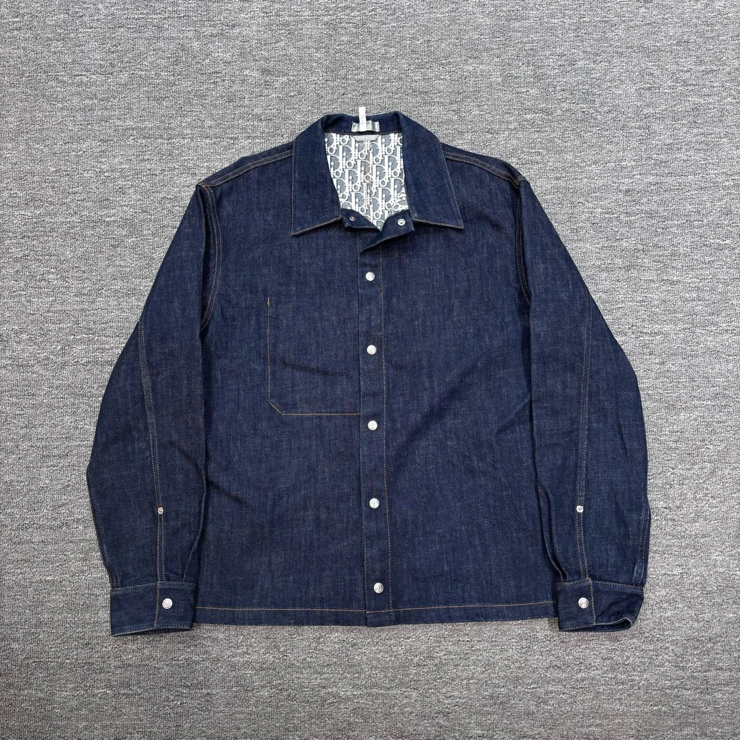 99新/Dior/迪奥/50码/内里满印Logo牛仔外套/热门款