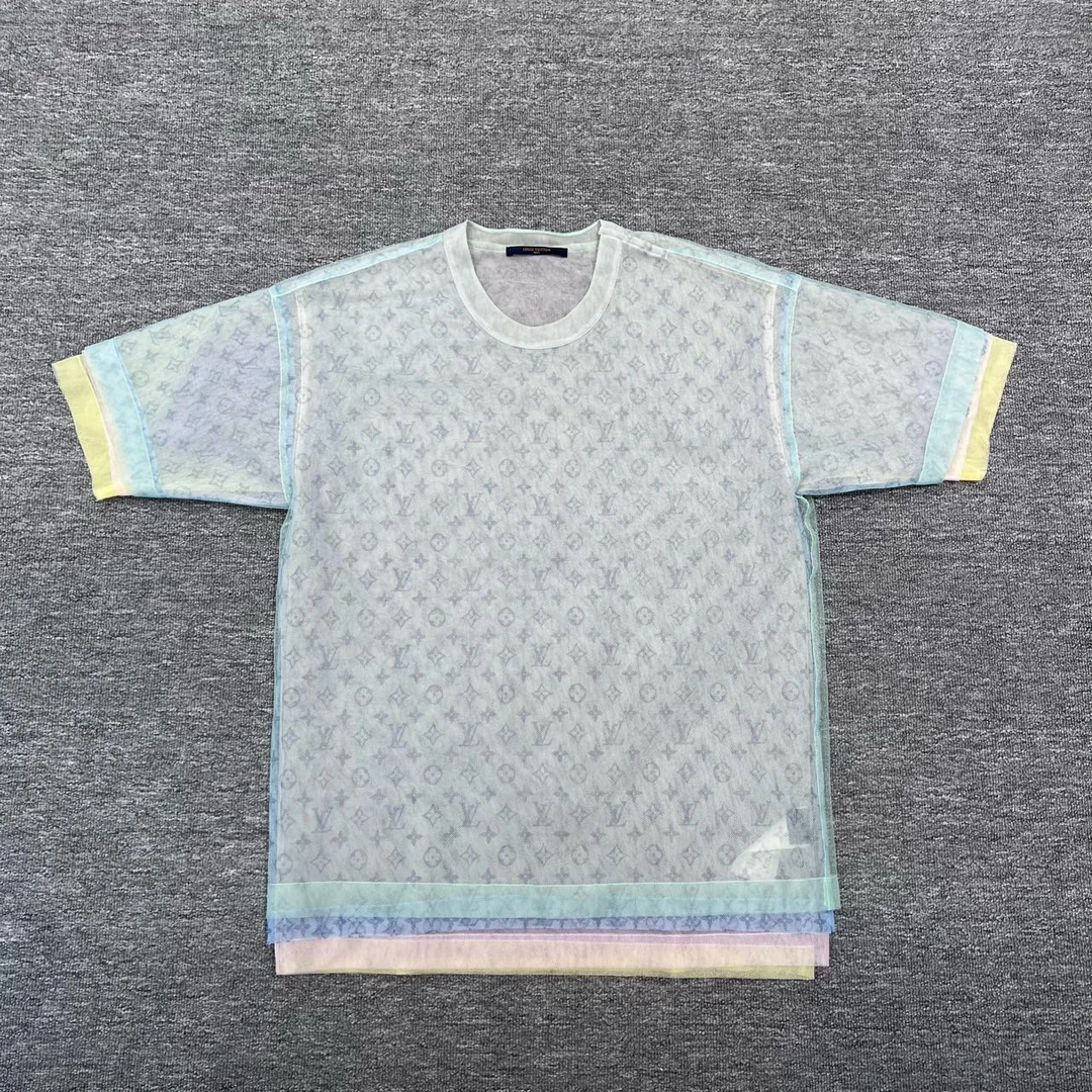 准新/LouisVuitton/lv/欧根纱短袖/秀款/S码