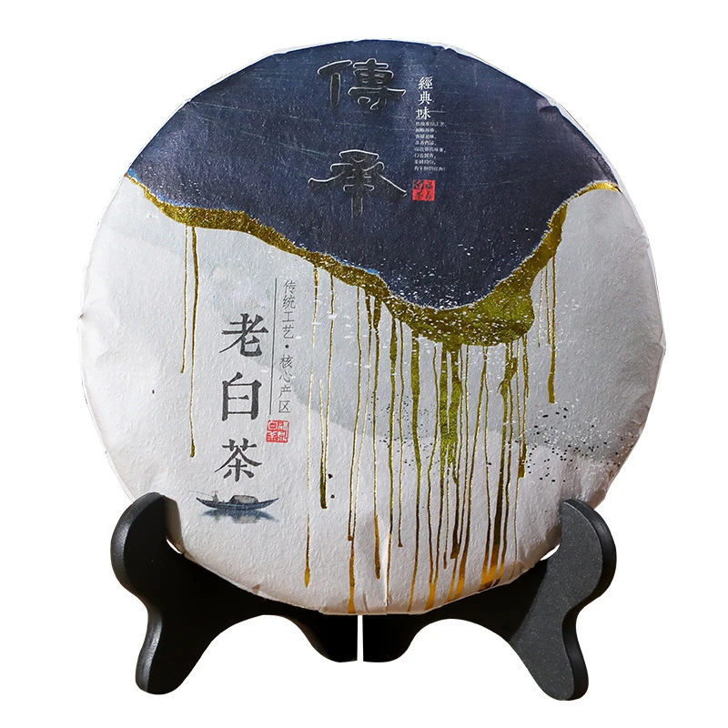 【益元甄选】春季福鼎紧压型白茶2013日晒干仓枣香老寿眉茶饼350g