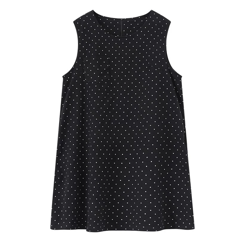 （清货）花田橱窗 背心裙连衣裙女夏季显瘦圆领中裙289