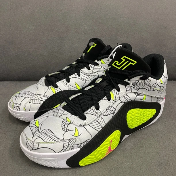 41码/塔图姆2 白绿/e874/篮球鞋/95新原盒/FZ8823-100