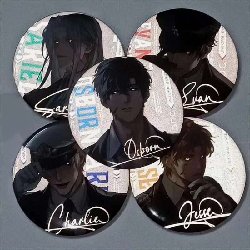 光与夜之恋周边徽章制服系列萧逸齐司礼陆沉反光吧唧谷子非官方