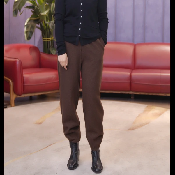 暮色暖阳休闲收脚裤S26YA8QM63636