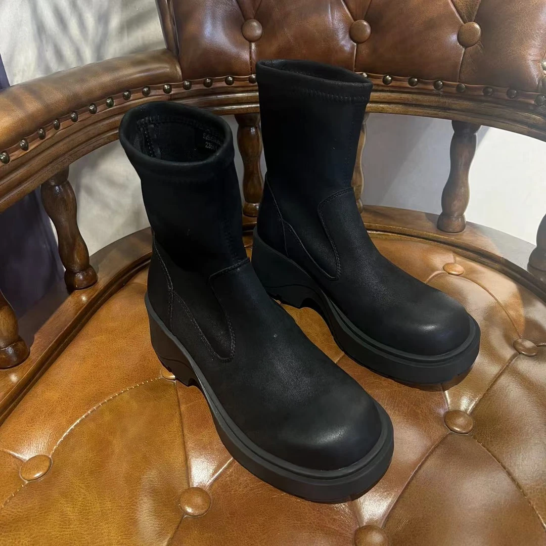 秋季时尚百搭弹力靴S28A595632