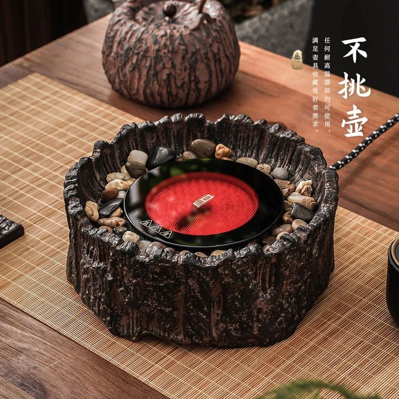 岳恒树根款电陶炉