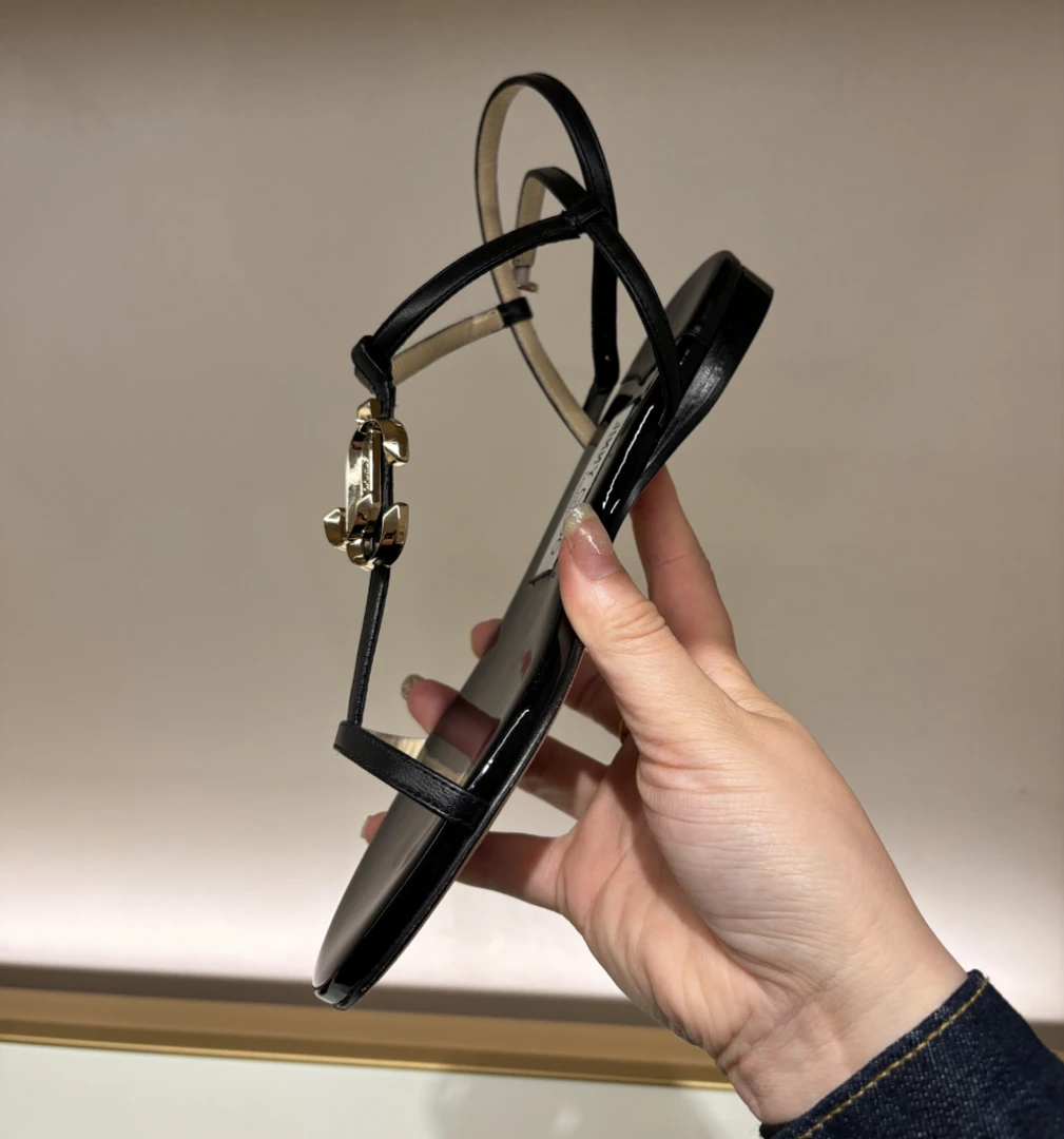 jimmy choo 夏季百搭时尚凉鞋休闲