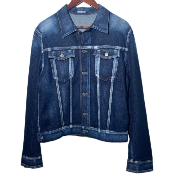 99新 DIOR/迪奥 做旧款牛仔夹克外套 52码 01102