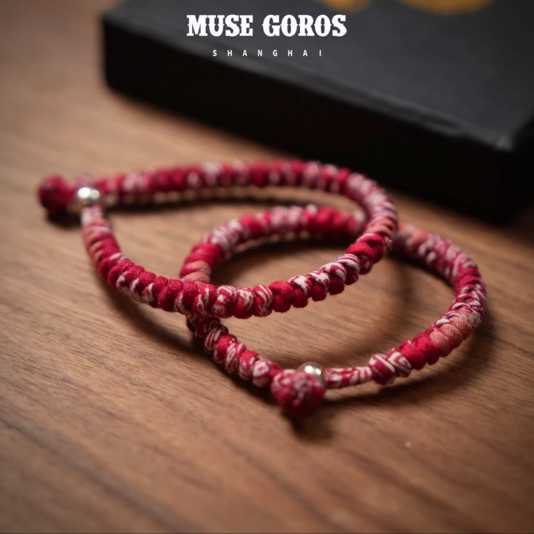 非金属布艺手镯 daanzy百搭古布手串时尚手工编织简约