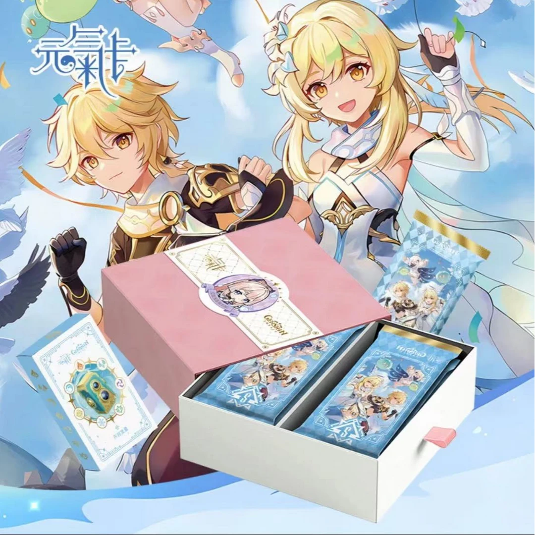 【香蕉片芙芙】元气卡 第二弹神之眼 国卡二创收藏卡牌（主播代拆）